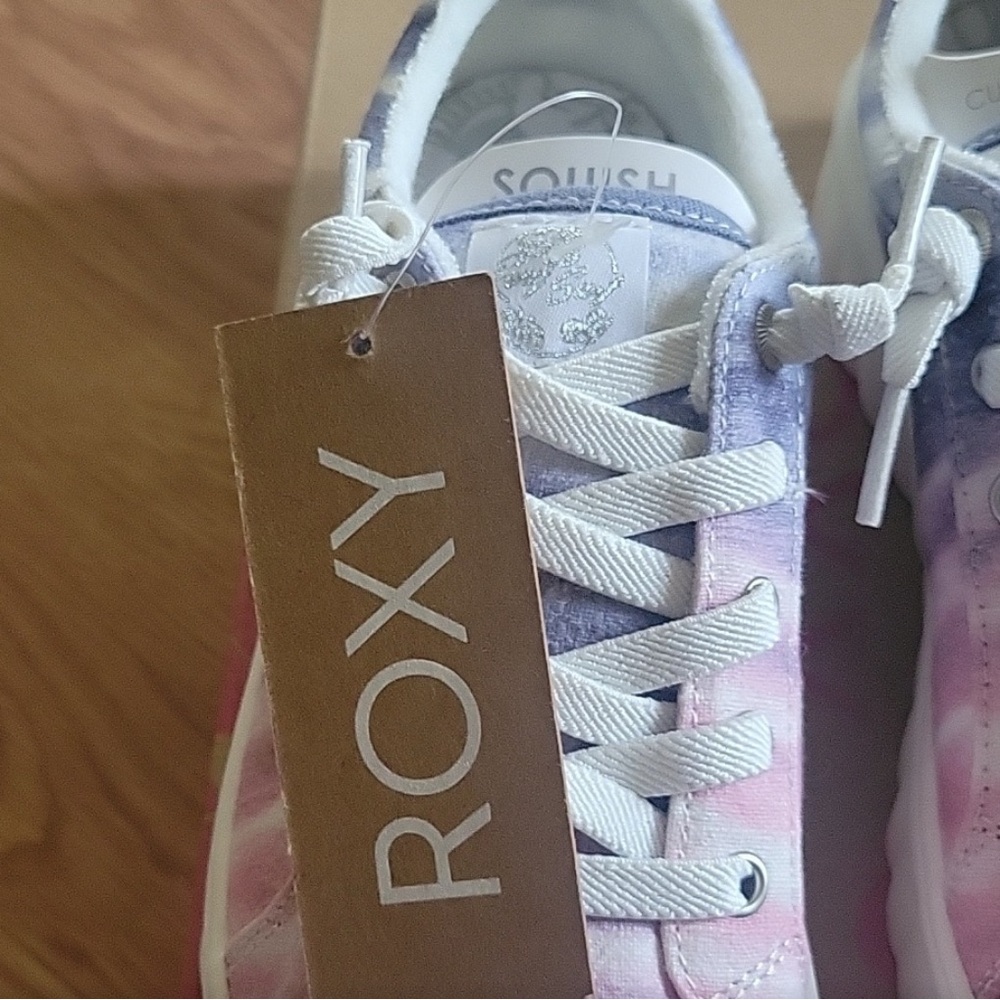 Roxy Pink and Purple Athletic Shoes - Picture 4 of 6